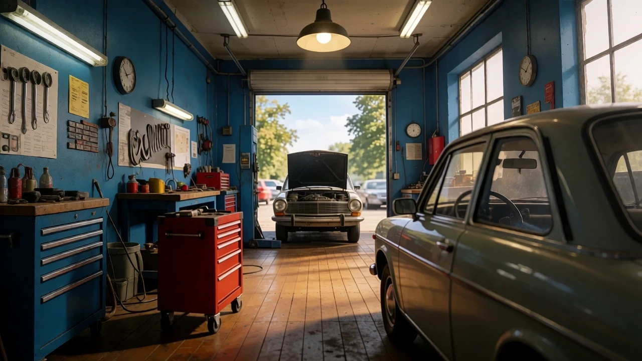 Werkstatthalle von KFZ Jung